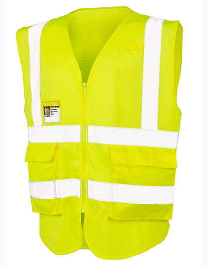 Executive Cool Mesh Safety Vest Fluorescent Yellow 3XL
