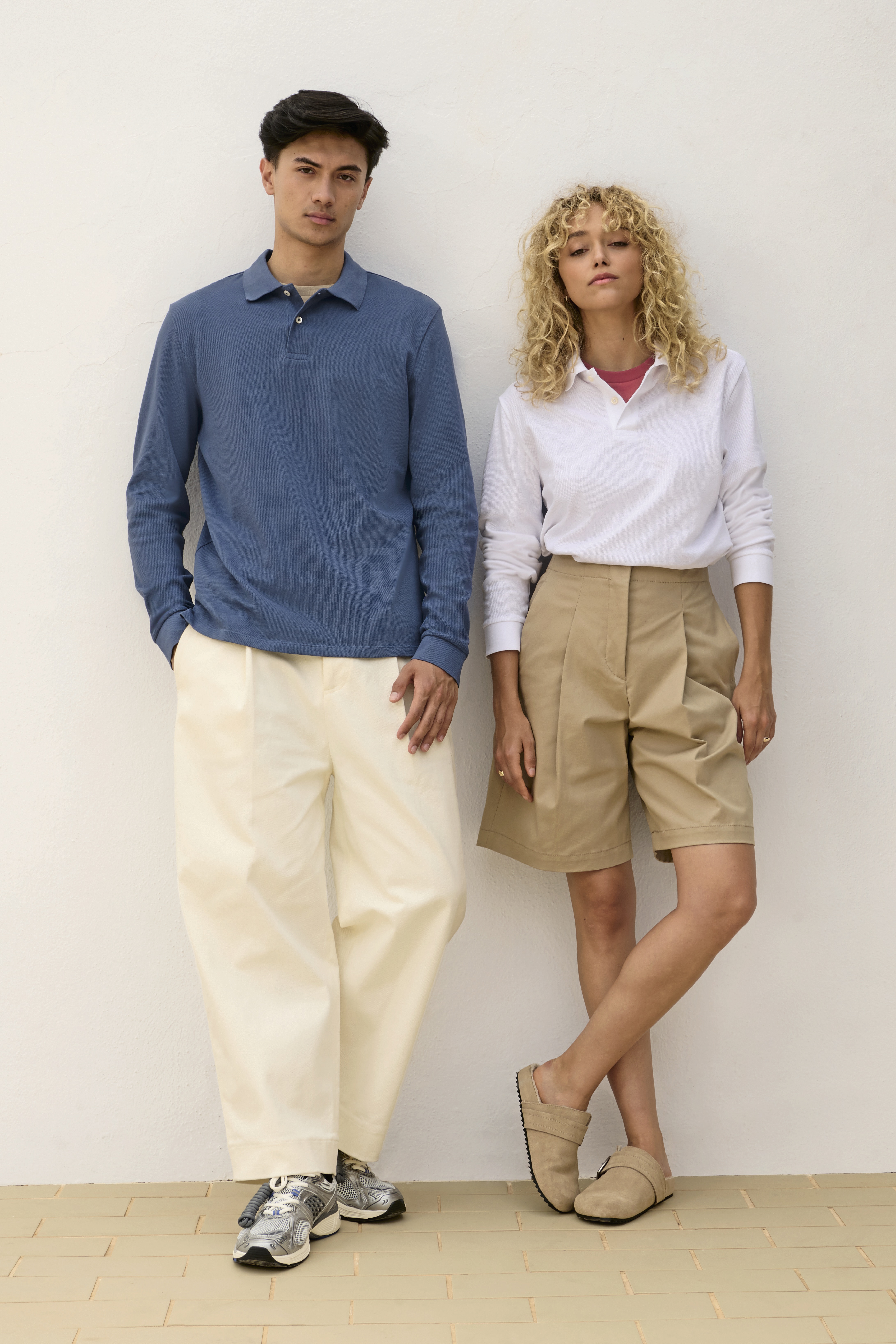 Unisex Pacific Polo Shirt Longsleeve