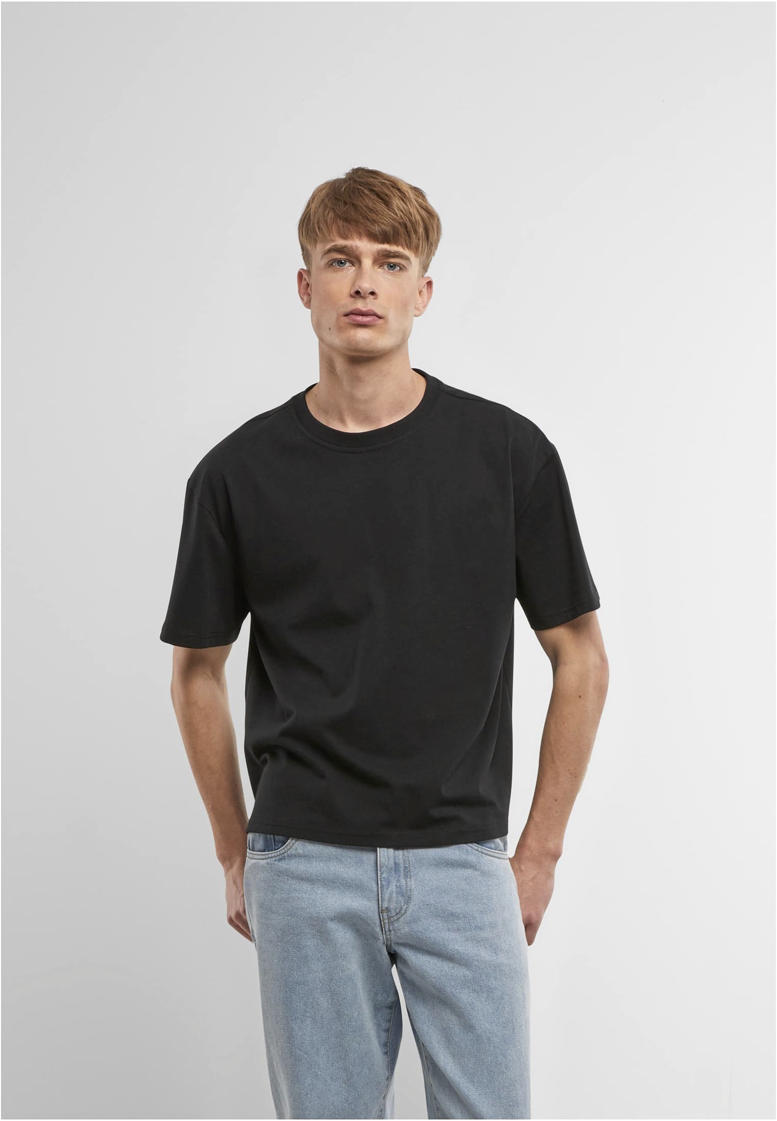 Build Your Brand Cropped Oversized Tee