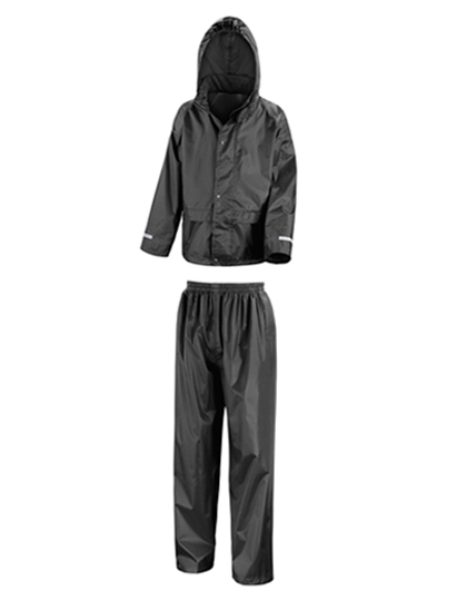 Junior Rain Suit Black XL (11-12)