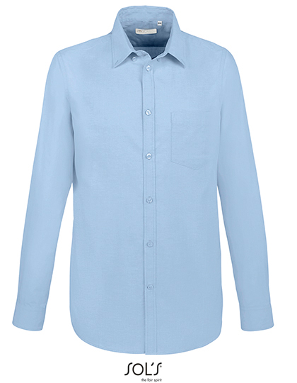 Men´s Boston Fit Shirt Sky Blue XXL