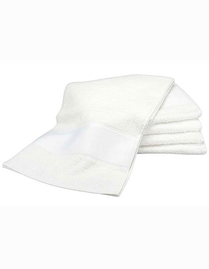 PRINT-Me® Sporthandtuch White 30 x 140 cm