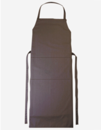 Bib Apron Verona Classic Bag 90 x 75 cm Taupe 90 x 75 cm