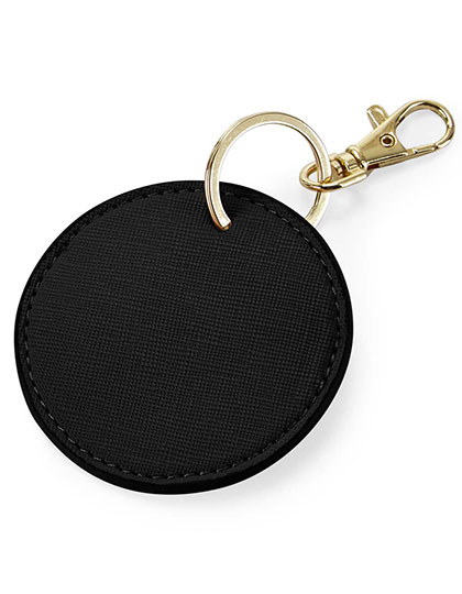 Boutique Circular Key Clip Black Ø 7 cm