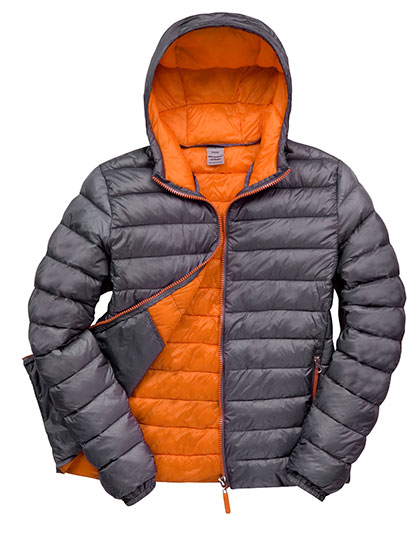 Men´s Snow Bird Hooded Jacket Grey / Orange 3XL