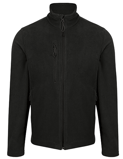 Honestly Made Recycled Full Zip Fleece Jacket Black 3XL