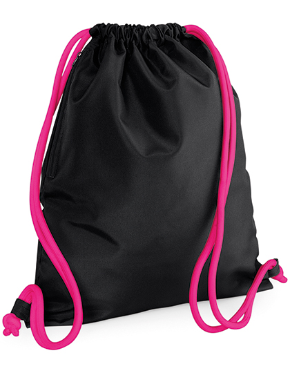 Icon Gymsac Black / Fuchsia 40 x 48 cm