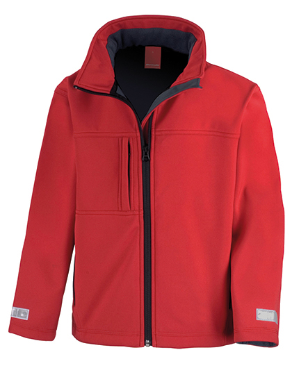 Junior Classic Soft Shell Jacket Red L (9-10)