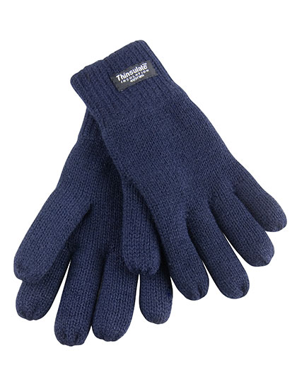 Junior Classic Fully Lined Thinsulate™ Gloves Navy One Size