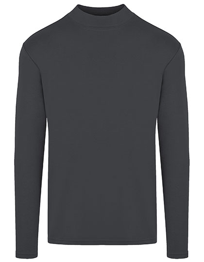 Men´s Premium Highneck Longsleeve Tees Dark Grey 6XL