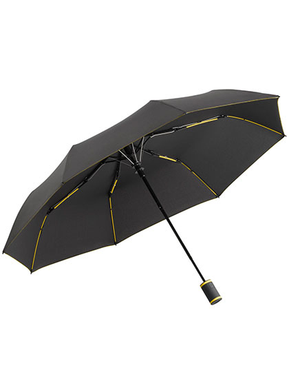 Taschenschirm FARE®-AC-Mini Style Black / Yellow Ø 94 cm