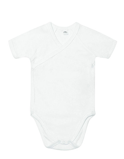 Baby Kimono Bodysuit White 6-12 months