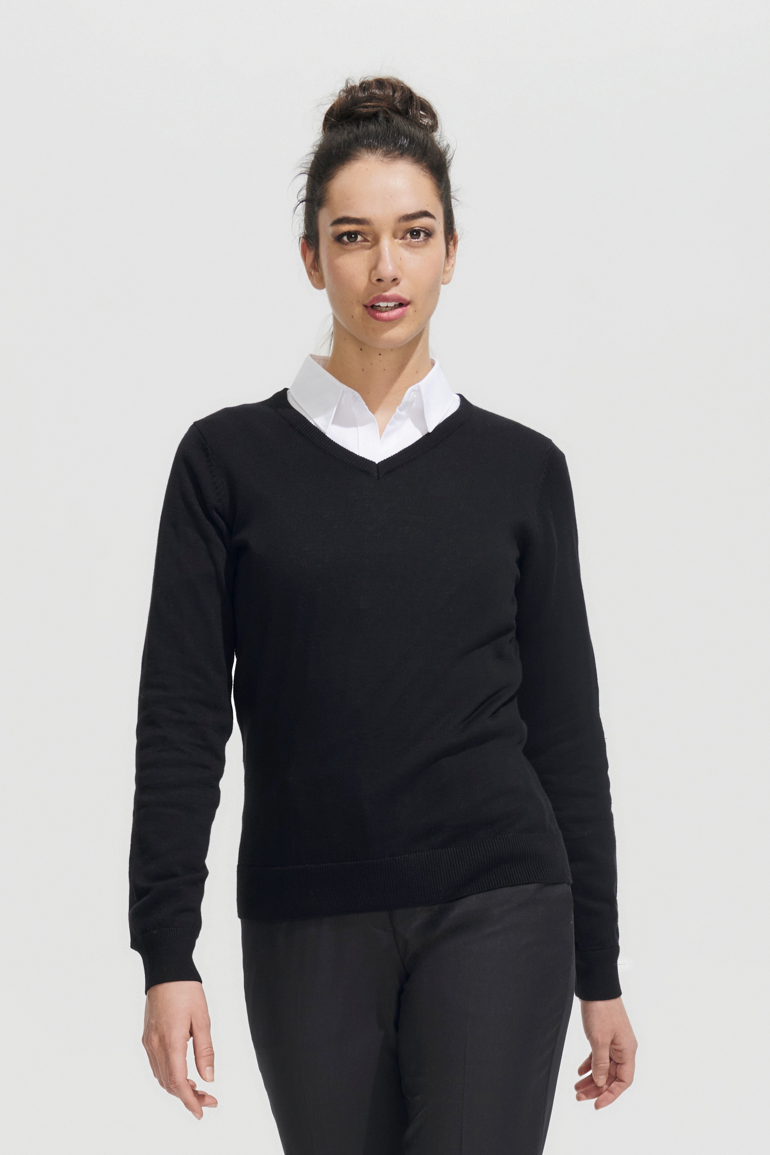 Women´s V-Neck Sweater Galaxy