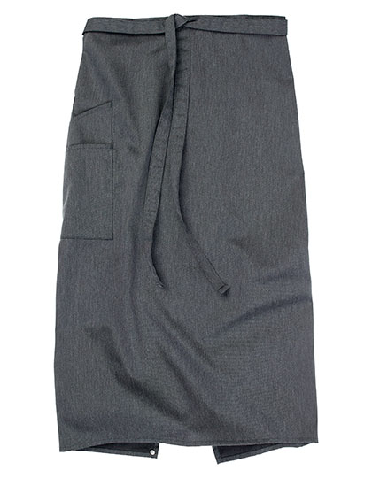 Bistro Apron Macerata Grey Melange 80 x 100 cm