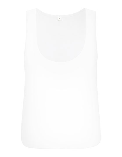 Women´s Organic Crop Vest White L