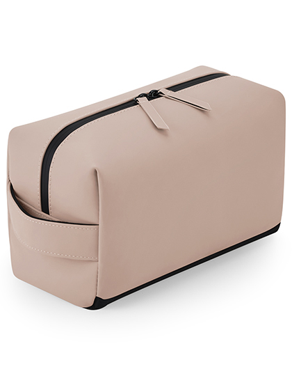 Matte PU Toiletry/ Accessory Case Nude Pink 25 x 12 x 15 cm