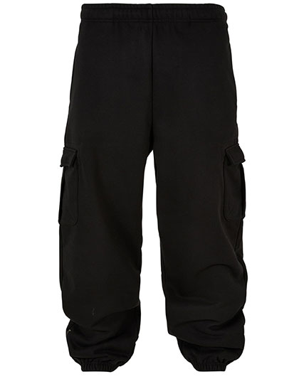 Build Your Brand 90's Cargo Sweatpants Black 5XL