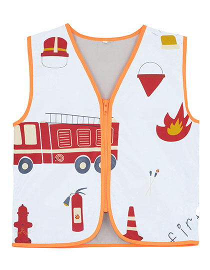 Children´s Functional Vest Rescue Rangers CO² Neutral Fire brigade S (8-10 years)