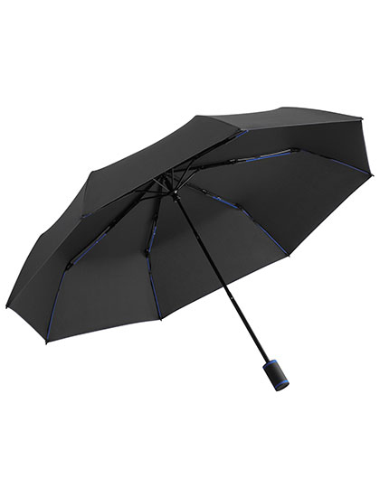 Taschenschirm FARE®-Mini Style Black / Euro Blue Ø 98 cm