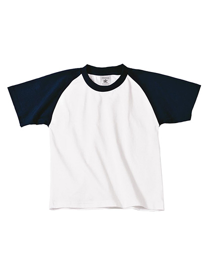 Kids´ T-Shirt Base-Ball White / Navy 9/11 (134/146)