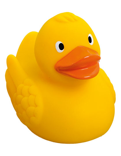 Schnabels® Renn-Ente mit Metallplatte Yellow 75 mm