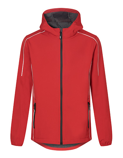 Men´s Light Softshell Jacket Fire Red 5XL