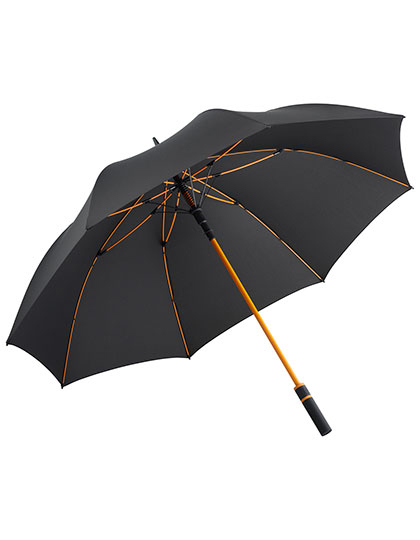 AC-Gästeschirm FARE®-Style Black / Orange Ø 130 cm