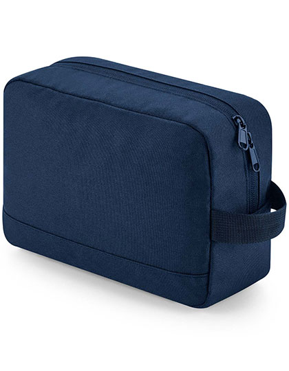 Recycled Essentials Wash Bag Navy 24 x 17 x 9 cm