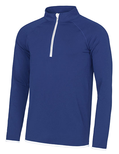 Men´s Cool 1/2 Zip Sweat Royal Blue XXL