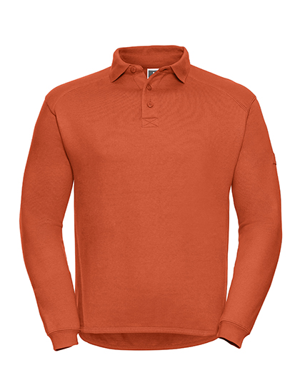 Heavy Duty Workwear Collar Sweatshirt Orange XXL