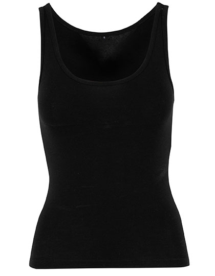 Ladies Basic Tank Top Black 5XL