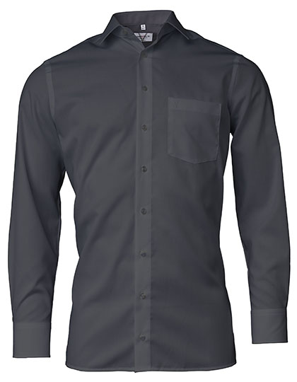 Men´s Shirt Modern Fit Long Sleeve Anthracite 47