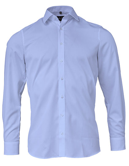 Men´s Shirt Body Fit Extra Long Sleeve Blue 43