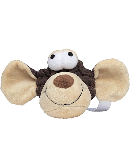 MiniFeet® Hundespielzeug Knotentier Affe Brown One Size