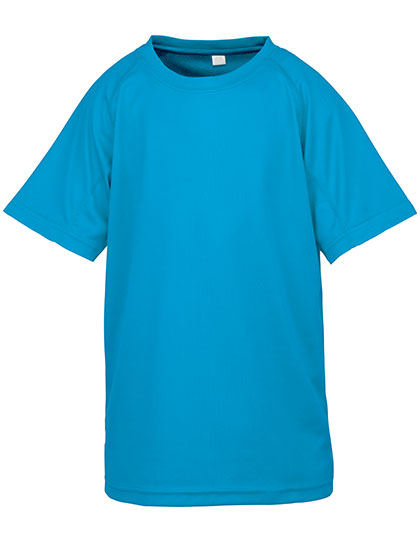 Junior Performance Aircool Tee Ocean Blue XS (3-4)