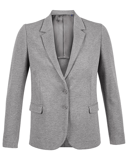 Women´s Piqué Blazer Marcel Gray Melange 46