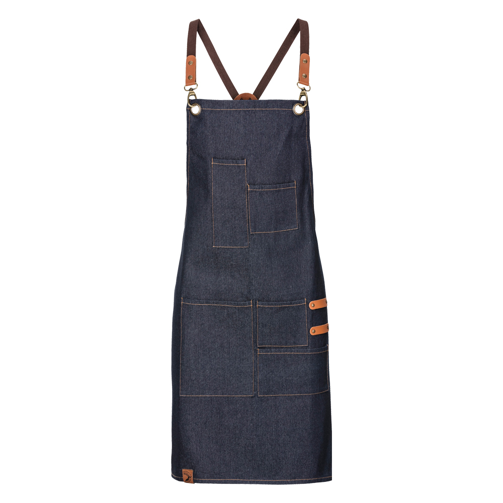 Kinderlatzschürze Denim Navy 60 x 45 cm