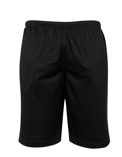 Build Your Brand Mesh Shorts Black 5XL