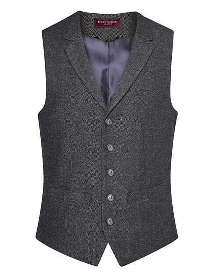 Memphis Men´s Waistcoat Charc H-B XXL