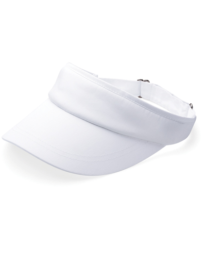 Beechfield Sports Visor White