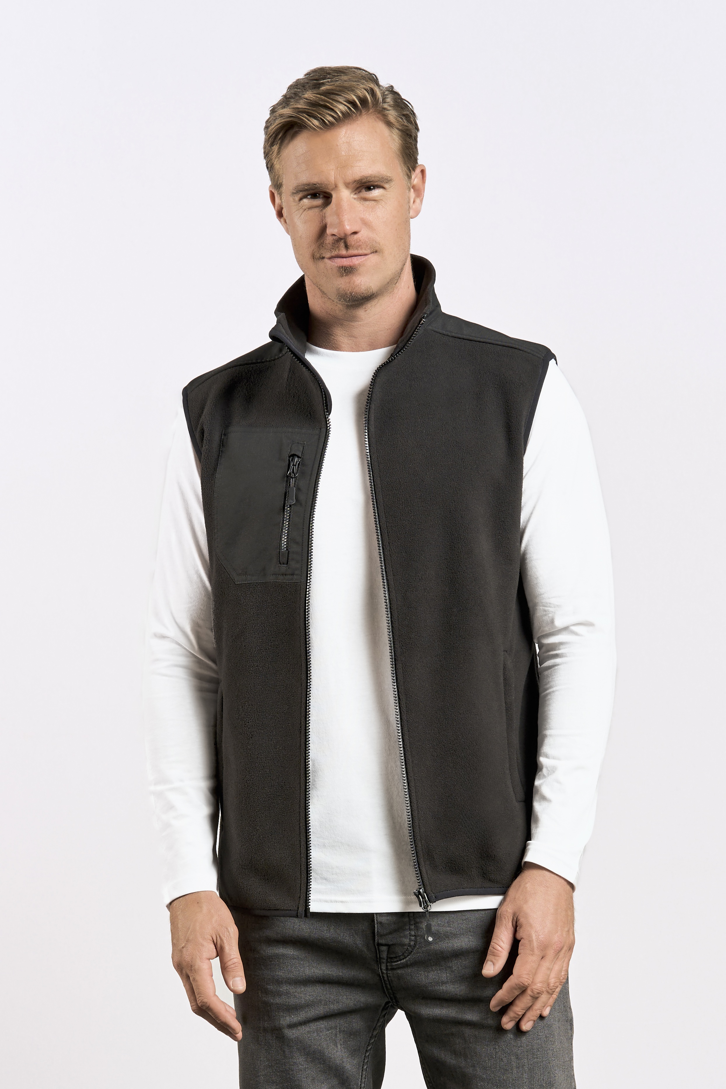Men´s Canvas Fleece Vest
