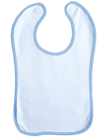Baby Bib Double Layer White One Size