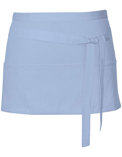 Cocktail Apron Light Blue (ca. Pantone 2708) 60 x 30 cm