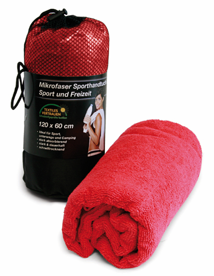 Sport-Handtuch Red 60 x 120 cm