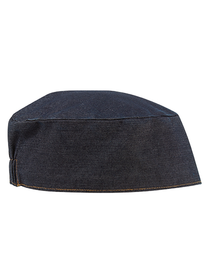 Chef´s Skull Cap Indigo Denim (ca. Pantone 2767C) One Size