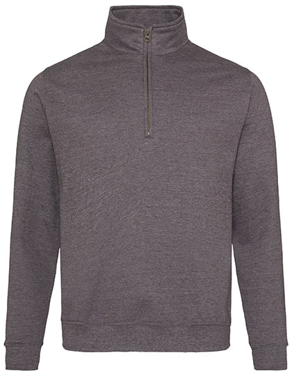 Sophomore 1/4 Zip Sweat Charcoal (Heather) XXL
