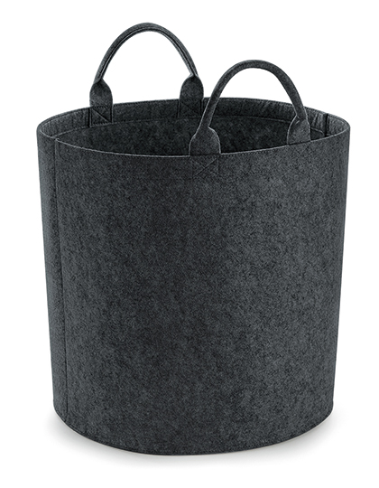 Felt Trug Charcoal Melange M (40 x 40 cm)