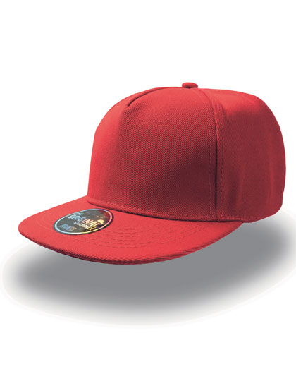 Atlantis Snap Five Cap Red One Size