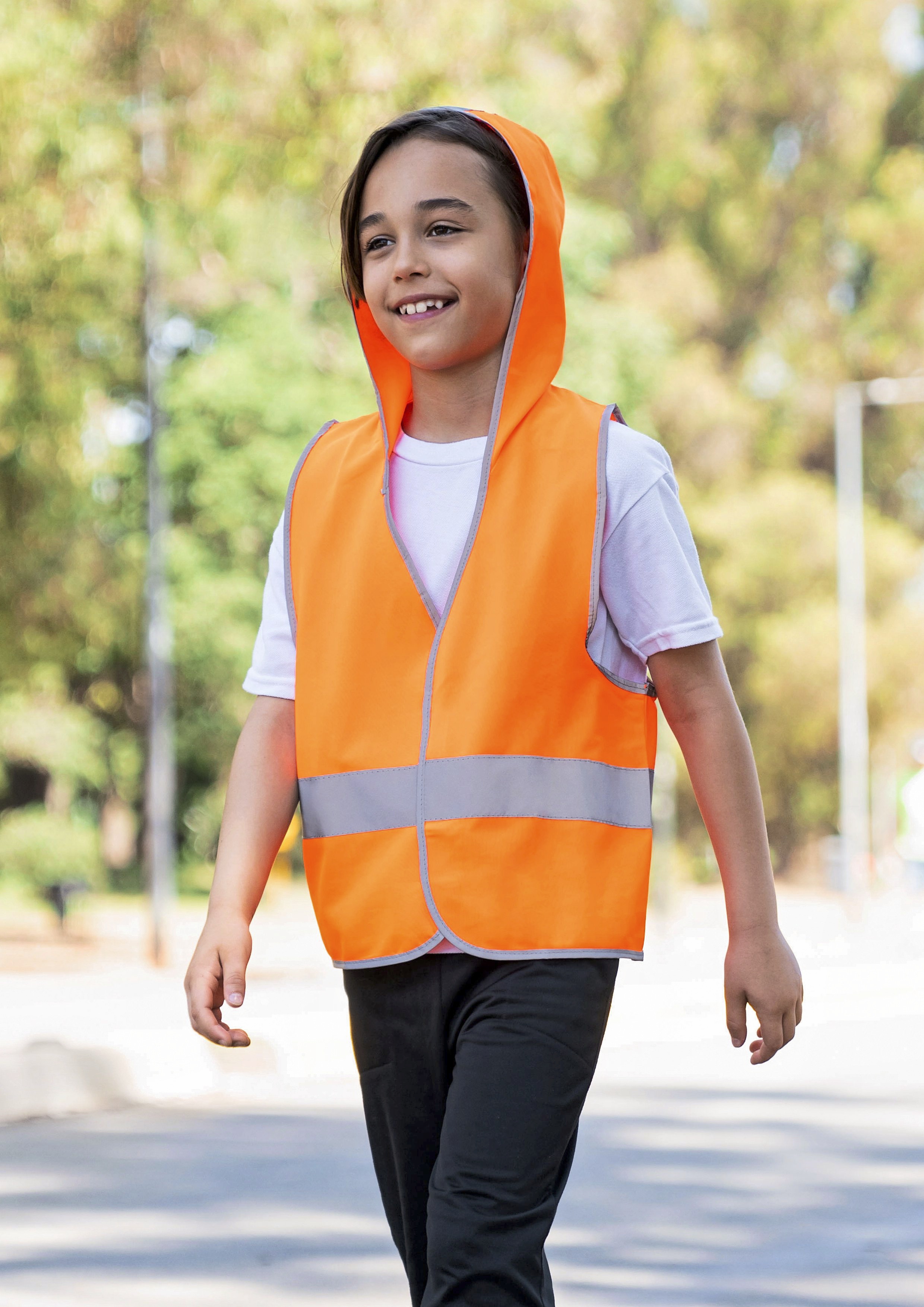 Kids´ Hooded Hi-Vis Safety Vest Odense