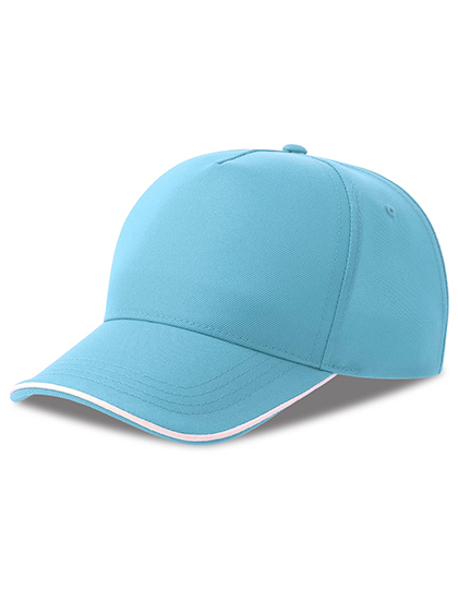 Atlantis Recy Five Piping Cap Light Blue / White One Size